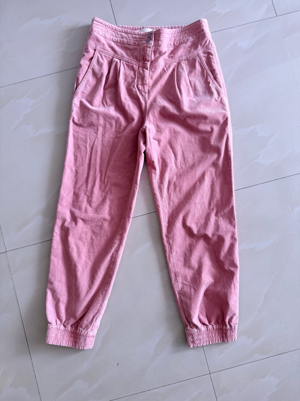 Anthropologie Pink Jogger Pants size Small - Picture 4 of 16